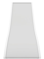 Exhibition stand. 3d render isolated on white background