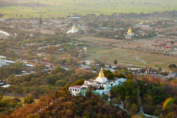 View from Mandalay Hill, Myanmar