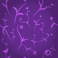 fancy floral seamless pattern