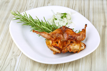 Grilled quail