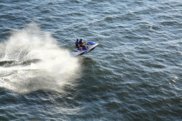 Obraz premium Jet ski on the sea