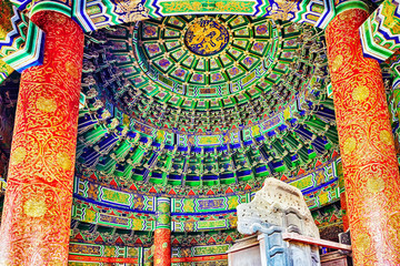 Inside in  Imperial Vault of Heaven on the complex Temple of Hea