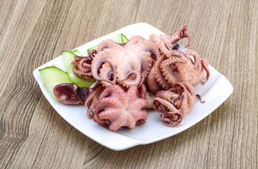 Marinated octopus