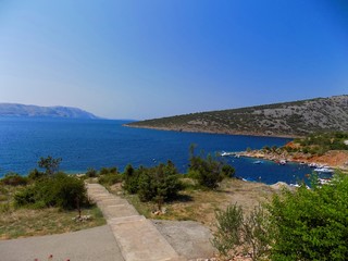 Obraz premium Sea, hills and sky