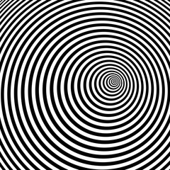 Black and white abstract striped background. Optical Art. 