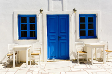 Santorini, Greece - Oia typical architecture