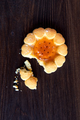 cookie with fruit jelly