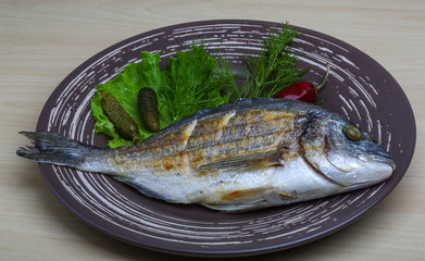 Grilled dorado