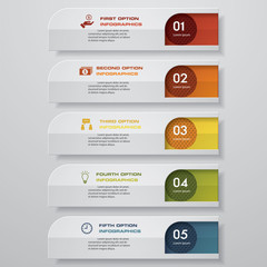 Design clean number banners template/tags or website layout.