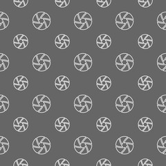 seamless pattern with camera shutter