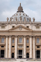Fototapeta na wymiar Basilaca Saint Pietro in Vaticano 