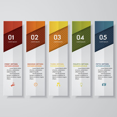 Design clean number banners template/tags or website layout.