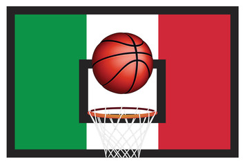 Italian basket ball, vector