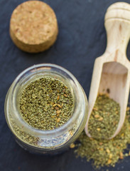 Zaatar -  middle Eastern  mixture of spices and seasonings