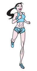 Running girl
