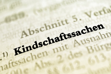 Kindschaftssachen