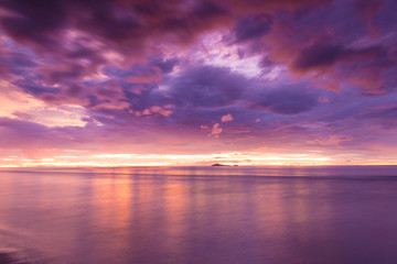 Sunrise on the beach