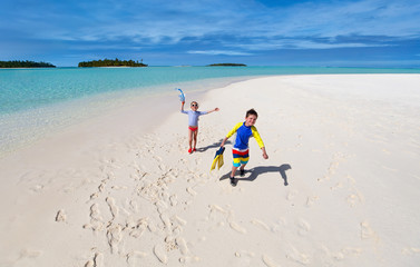 Kids at beach