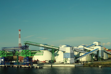 Obraz premium Riga seaport