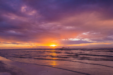 Sunrise on the beach