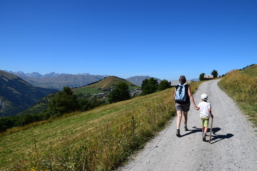 Obraz premium Randonnée en montagne
