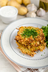 Czech potato fried pancakes