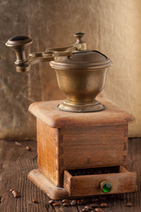 old coffee grinder
