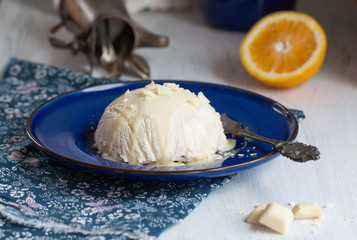 cheescakce with orange