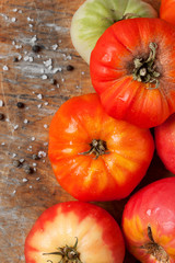 Heap of tomatoes