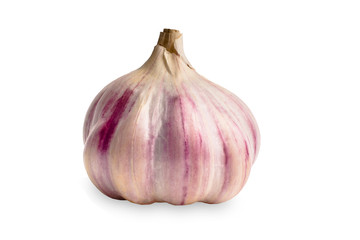 garlic isolated on white background