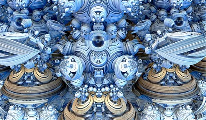 Computer rendered virtual scenery