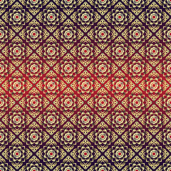 Seamless golden metal wallpaper, Vector background