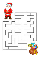 il gioco del labirinto, Babbo Natale