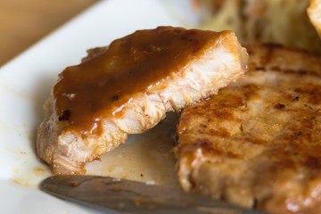 Steak pork