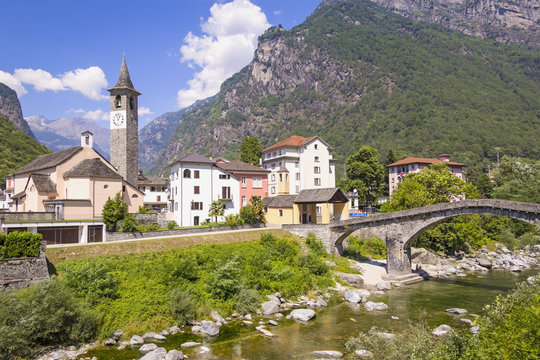 Bignasco, Ticino, Switzerland.
