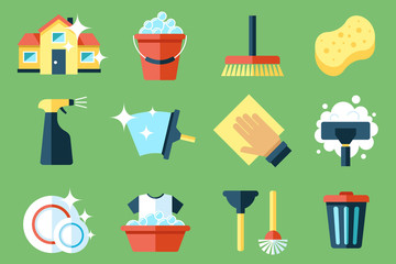 Cleaning icons