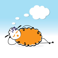 sleepy sheep