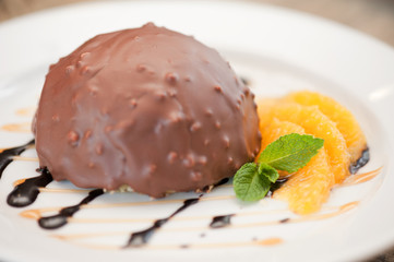 chocolate and orange croissant