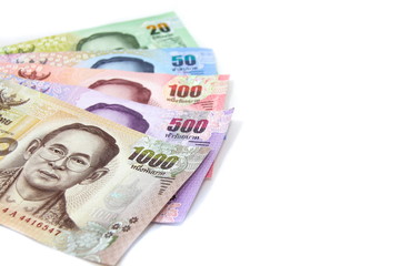 Obraz na płótnie Canvas New Thailand bank notes