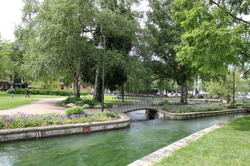 Paderquellgebiet in Paderborn, NRW, Deutschland