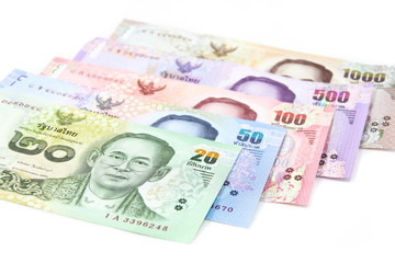 Obraz na płótnie Canvas New Thailand bank notes