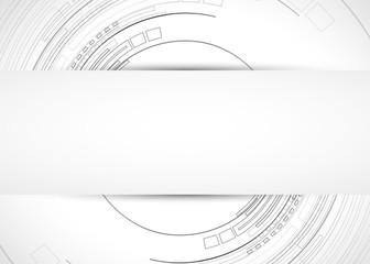Abstract tech background. Futuristic technology interface. Vector solution