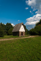 Obraz premium Cottage - Museum of the Slovak Village, Martin, Slovakia