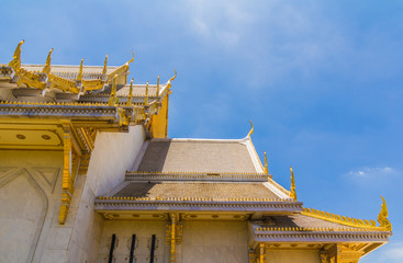 Fototapeta na wymiar Pattern the Church in Thailand temple in Thailand.