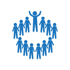 Meeting Business icon, people symbol