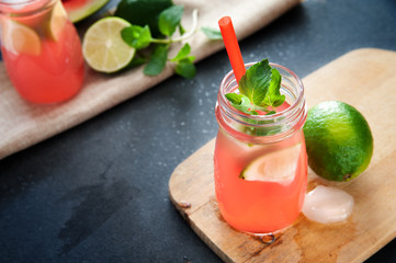 Delicious melon and lime drink