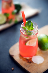 Delicious melon and lime drink
