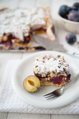 Sweet plum cake