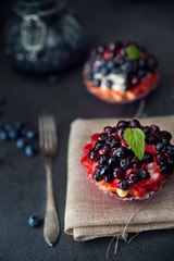 Delicious and sweet blueberry cookie