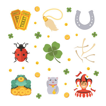 Set of the Lucky Charms icons